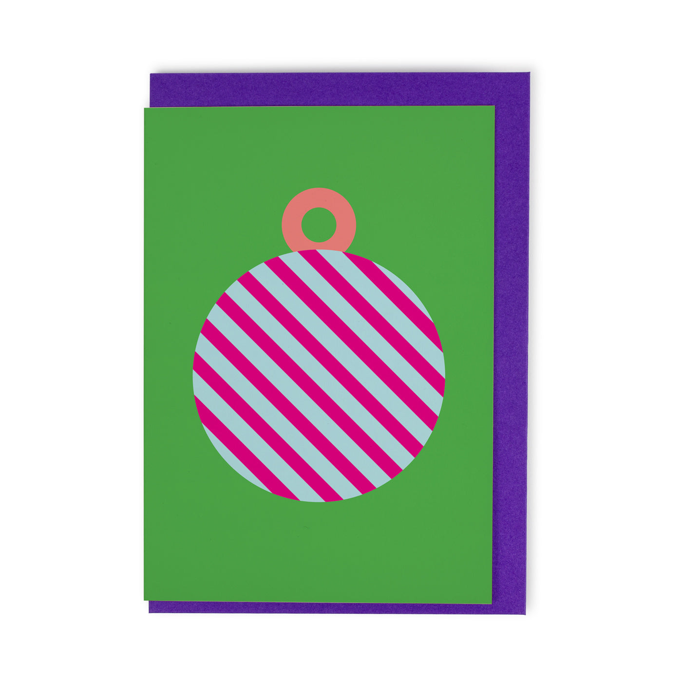 Andrea Mettler FK - Weihnachtskugel mit Streifen