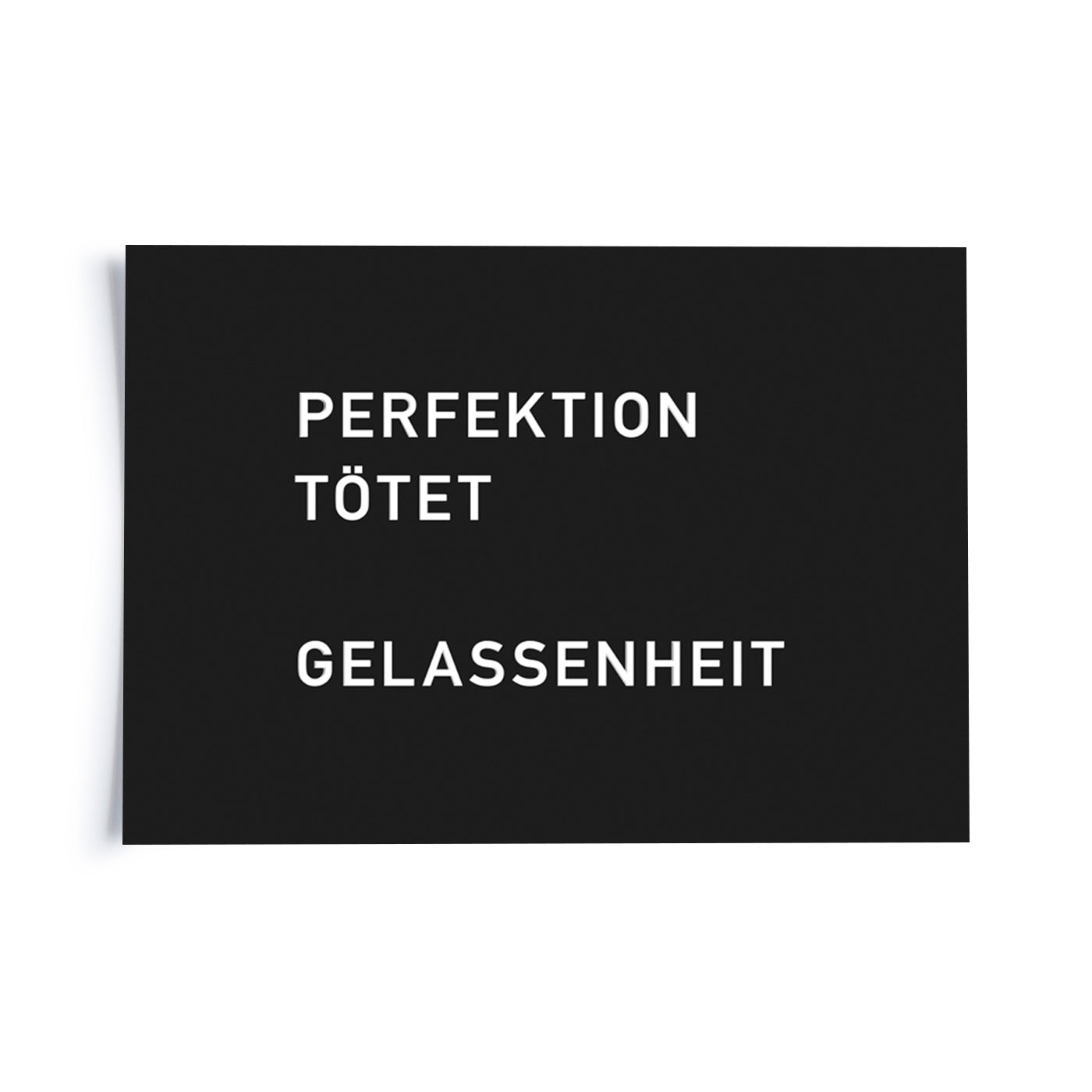 Produktbild Perfektion tötet Gelassenheit